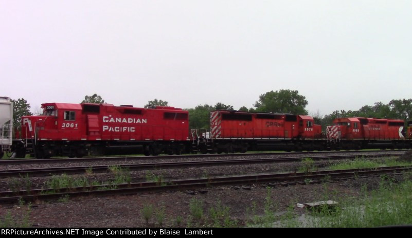 CP units trail on the BNSF local